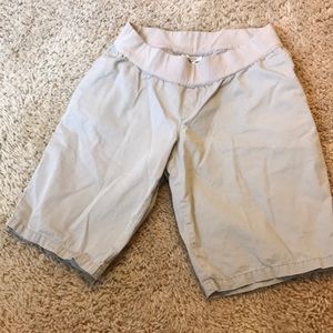Khaki Maternity Shorts